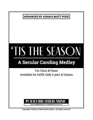 'Tis the Season SATB choral sheet music cover Thumbnail
